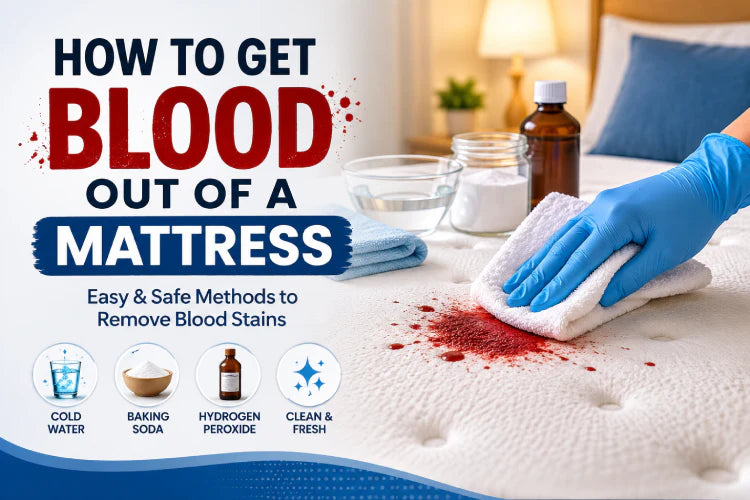 how to get menstrual blood out of a mattress