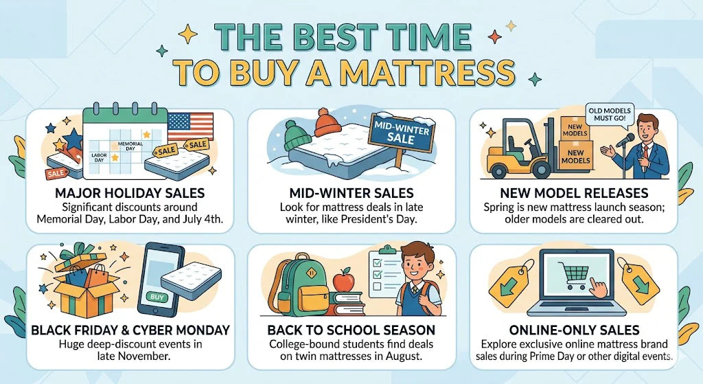 The Best Time to Buy a Mattress: A Complete Guide to Maximum Savings