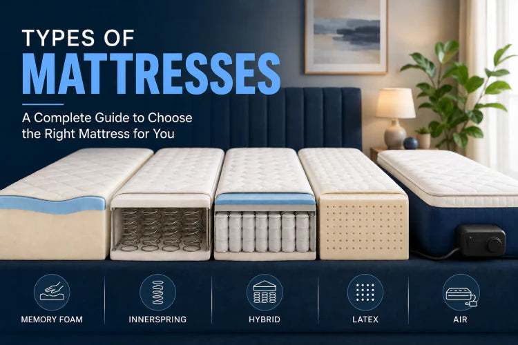 Types of Mattresses: A Complete Guide to Finding Your Perfect Sleep