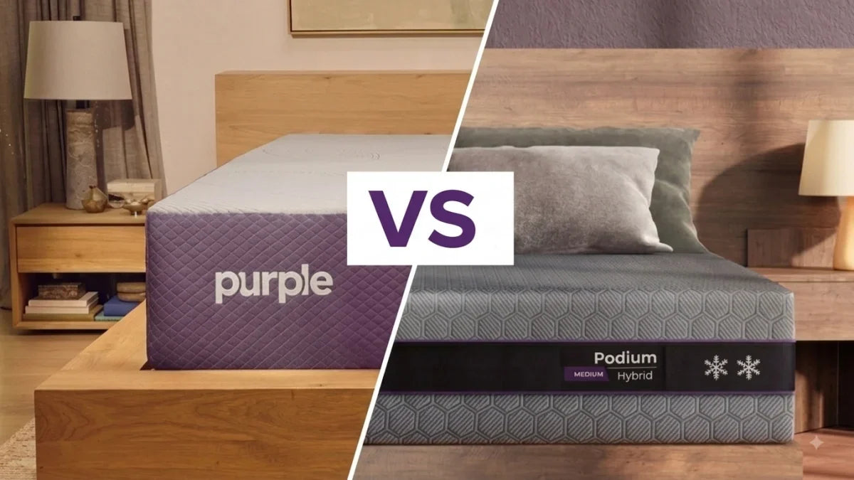 Purple Mattress Alternative: RestorePlus vs Sleepmax Podium