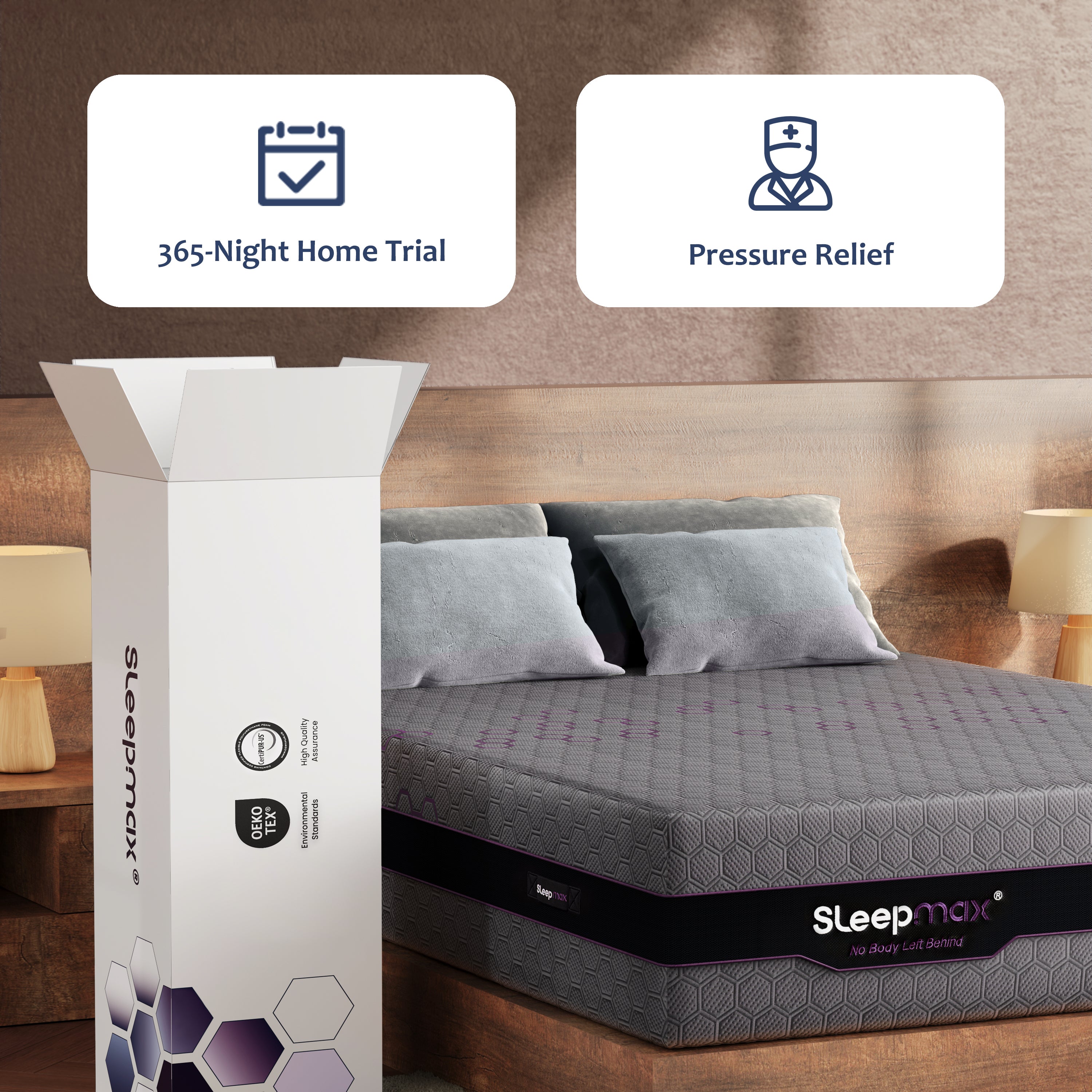 Sleepmax Podium Cooling Hybrid Mattress
