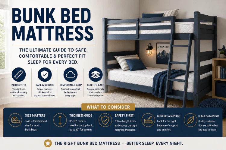 mattress for bunk beds​