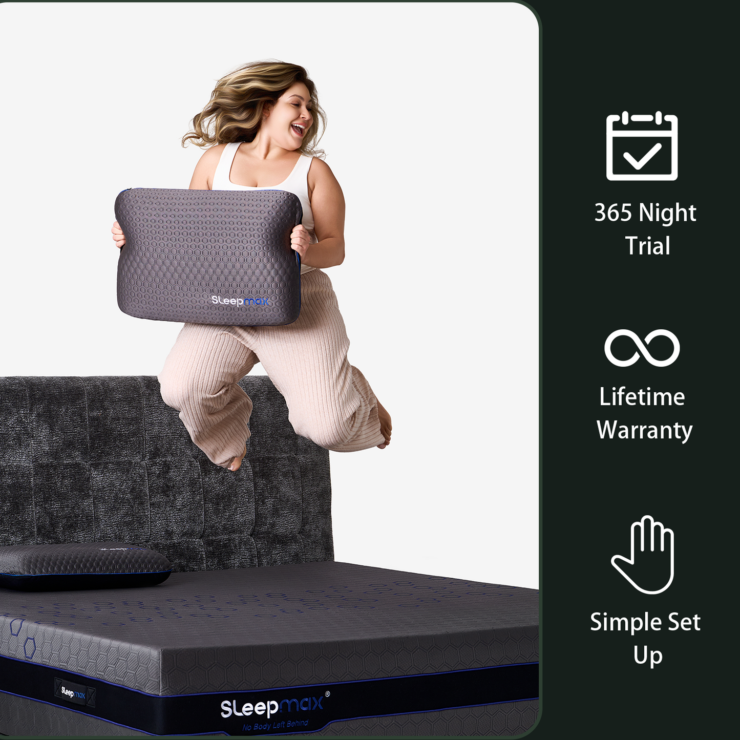 365 night trial hybrid mattress queen