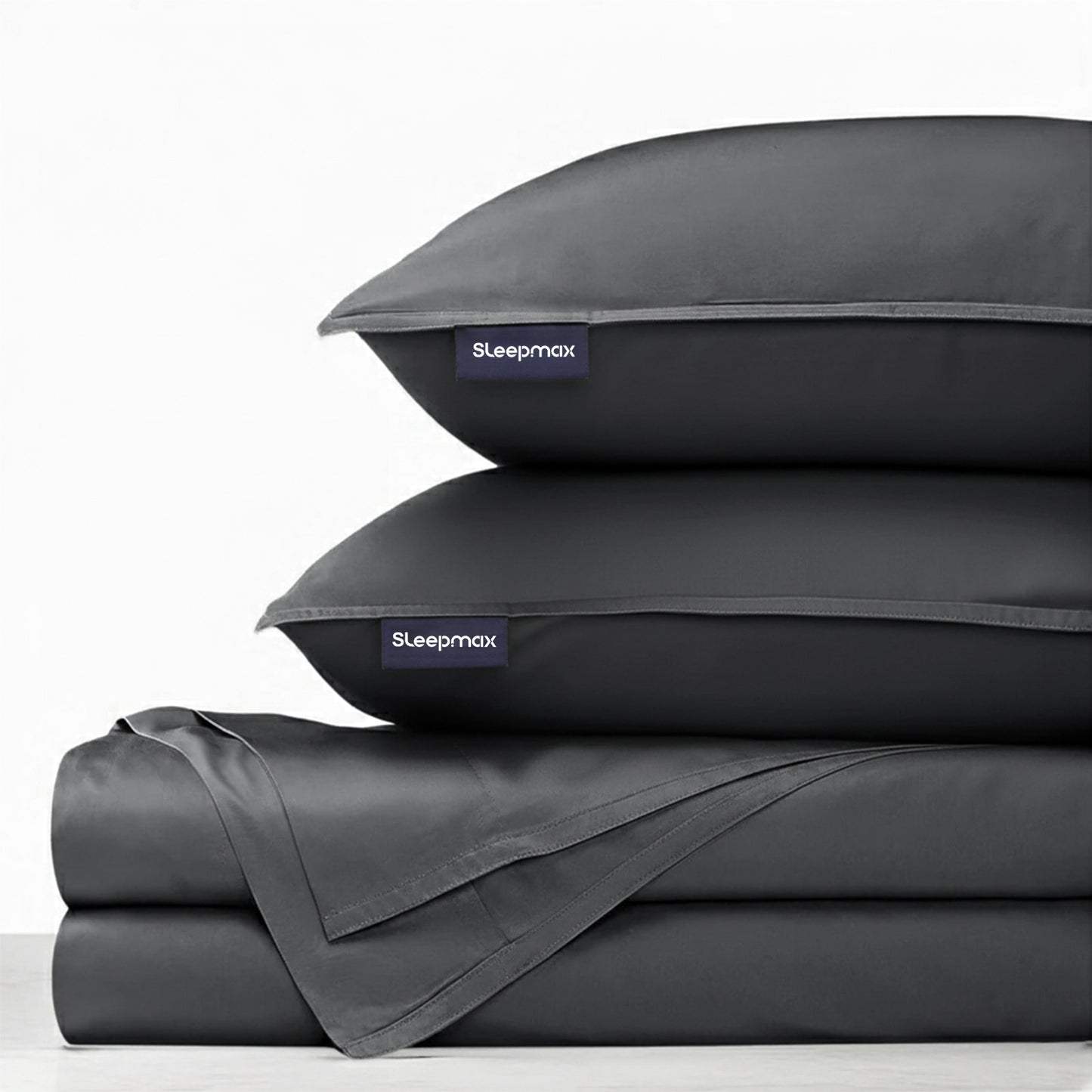 Sleepmax Luxury 4-Piece Bed Sheet Set | 79″ × 87″