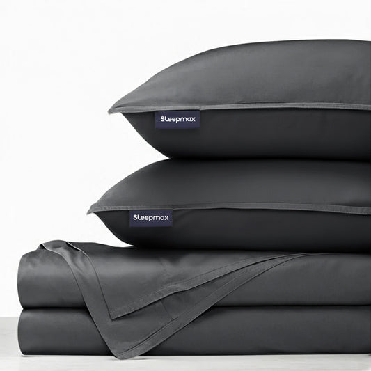 Sleepmax Luxury 4-Piece Bed Sheet Set | 79″ × 87″