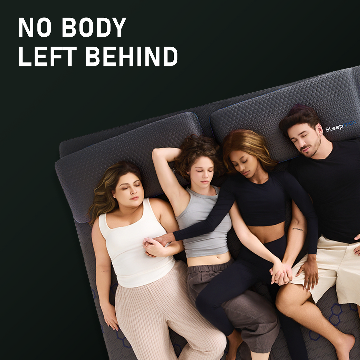 Sleepmax OmniFit™: Ergonomic Queen Hybrid Mattress