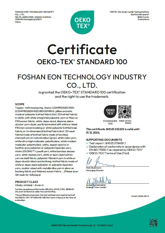 Certification document